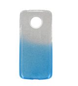 Púzdro SHINING CASE pre LENOVO MOTO G6 - modro transparentné