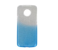 Púzdro SHINING CASE pre LENOVO MOTO G6 - modro transparentné