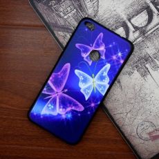 Púzdro SILIKÓNOVÉ SLIM CASE ART pre HUAWEI P8 LITE(2017)/P9 LITE (2017) - motýľe
