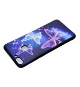 Púzdro SILIKÓNOVÉ SLIM CASE ART pre HUAWEI P SMART - motýľe