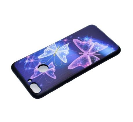 Púzdro SILIKÓNOVÉ SLIM CASE ART pre HUAWEI P SMART - motýľe