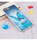 Púzdro SILIKÓNOVÉ SLIM CASE ART pre HUAWEI P SMART - motýľ