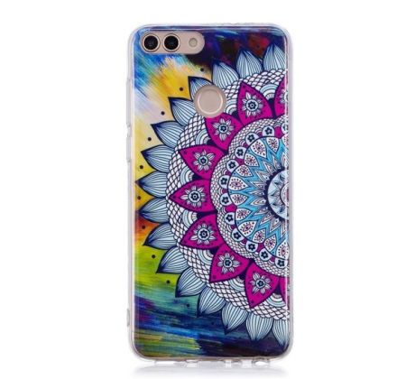 Púzdro SILIKÓNOVÉ SLIM CASE ART pre HUAWEI P SMART - mandala