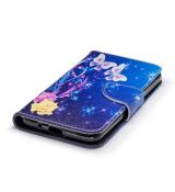 Knižkové púzdro DESIGN WALLET pre LG K8 2018 (LG K9) - motýľe