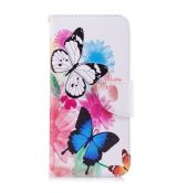 Knižkové púzdro DESIGN WALLET pre LG G7 - motýľe