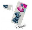 Púzdro SILIKÓNOVÉ SLIM CASE ART pre HUAWEI P20 LITE - medveď s balónmi