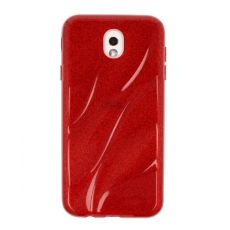 Púzdro WAVE GLITTER pre SAMSUNG GALAXY J5 (J530F) 2017 - červené