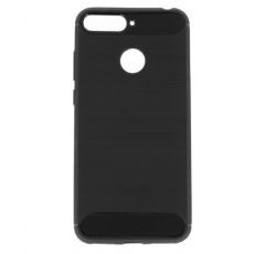 Púzdro CARBON CASE pre HUAWEI HONOR 7a - čierne