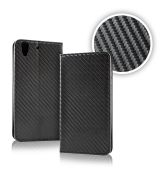Púzdro knižkové SMART BOOK CARBON pre APPLE IPHONE 5C - čierne