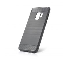 Púzdro CARBON CASE pre SAMSUNG GALAXY S9 (G960F) - šedé