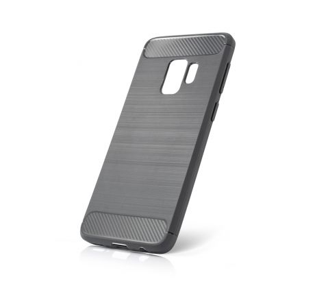 Púzdro CARBON CASE pre SAMSUNG GALAXY S9 (G960F) - šedé