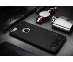 Púzdro (Zadný kryt) IPAKY CARBON CASE pre APPLE IPHONE 5/5S/5SE - čierne