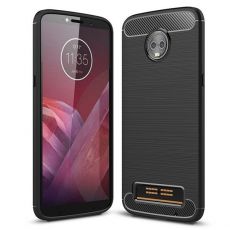 Púzdro CARBON CASE pre LENOVO MOTO Z3 PLAY - čierne