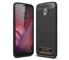 Púzdro CARBON CASE pre LENOVO MOTO Z3 PLAY - čierne