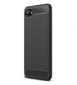 Púzdro CARBON CASE pre HTC DESIRE 12 - čierne