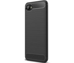 Púzdro CARBON CASE pre HTC DESIRE 12 - čierne