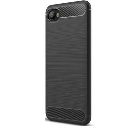 Púzdro CARBON CASE pre HTC DESIRE 12 - čierne