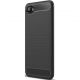 Púzdro CARBON CASE pre HTC DESIRE 12 - čierne