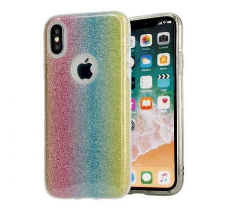 Púzdro SHINING CASE pre HUAWEI Y9 (2018) - rainbow