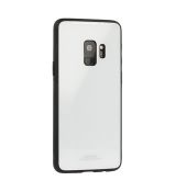 Púzdro GLASS CASE pre HUAWEI Y9 (2018) - biele