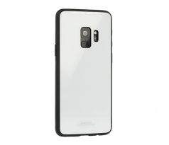 Púzdro GLASS CASE pre HUAWEI Y9 (2018) - biele