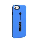Silikónový kryt RING FINGER STAND pre HUAWEI P20 LITE - modrý