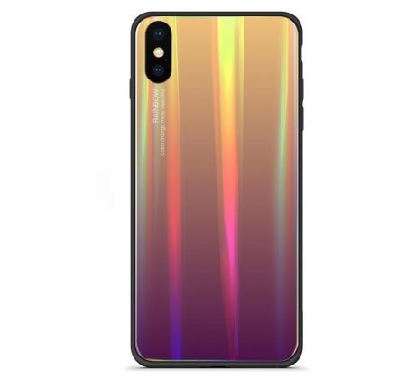 Púzdro RAINBOW GLASS CASE pre XIAOMI MI A2 LITE (REDMI 6 PRO) - fialové