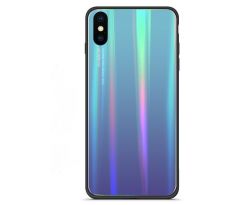 Púzdro RAINBOW GLASS CASE pre XIAOMI MI A2 LITE (REDMI 6 PRO) - modré