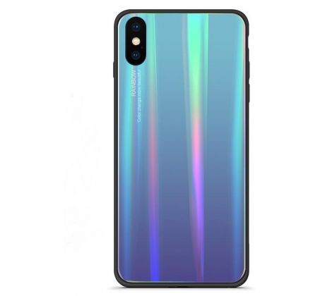 Púzdro RAINBOW GLASS CASE pre XIAOMI MI A2 LITE (REDMI 6 PRO) - modré