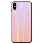 Púzdro RAINBOW GLASS CASE pre HUAWEI HONOR PLAY - ružové