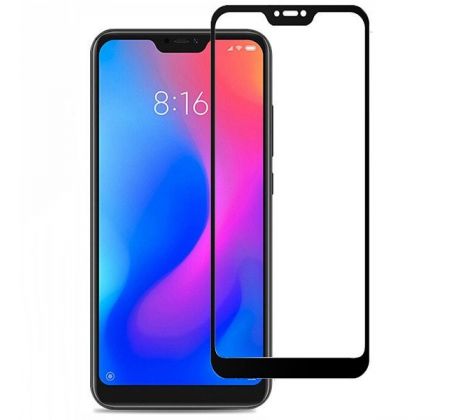 Tvrdené sklo 5D FULL COVER (full glue) 9H PRO (TG) pre XIAOMI Mi A2 LITE (REDMI 6 PRO) - čierne