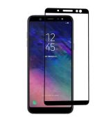 Tvrdené sklo 5D FULL COVER (full glue) 9H PRO (TG) pre SAMSUNG GALAXY A6 (A600F) 2018 - čierne