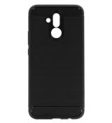 Púzdro CARBON CASE pre HUAWEI MATE 20 LITE - čierne