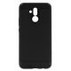 Púzdro CARBON CASE pre HUAWEI MATE 20 LITE - čierne