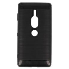 Púzdro CARBON CASE pre SONY XPERIA XZ2 PREMIUM - čierne