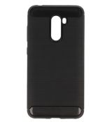 Púzdro CARBON CASE pre XIAOMI POCOPHONE F1 - čierne
