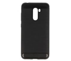 Púzdro CARBON CASE pre XIAOMI POCOPHONE F1 - čierne