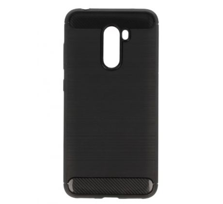 Púzdro CARBON CASE pre XIAOMI POCOPHONE F1 - čierne