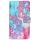 Knižkové púzdro DESIGN WALLET pre LG Q6 - pink flowers
