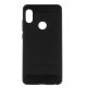 Púzdro CARBON CASE pre HTC U12 LIFE - čierne