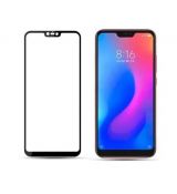 Tvrdené sklo 5D FULL COVER (full glue) 9H PRO (TG) pre XIAOMI REDMI NOTE 6 (NOTE 6 PRO) - čierne