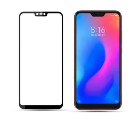 Tvrdené sklo 5D FULL COVER (full glue) 9H PRO (TG) pre XIAOMI REDMI NOTE 6 (NOTE 6 PRO) - čierne