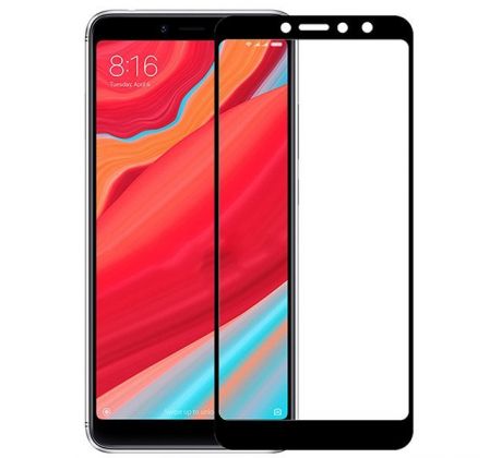 Tvrdené sklo 5D FULL COVER (full glue) 9H PRO (TG) pre XIAOMI REDMI S2 - čierne