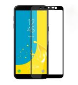 Tvrdené sklo 5D FULL COVER (full glue) 9H PRO (TG) pre SAMSUNG GALAXY J6 (J600F) 2018 - čierne