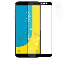 Tvrdené sklo 5D FULL COVER (full glue) 9H PRO (TG) pre SAMSUNG GALAXY J6 (J600F) 2018 - čierne