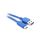 Kábel USB - micro USB TYP C 3.0 univerzálny 2m - modrý