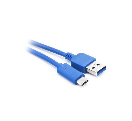 Kábel USB - micro USB TYP C 3.0 univerzálny 2m - modrý