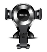 Univerzálny držiak do auta BASEUS OSCULUM GRAVITY CAR MOUNT - čierno strieborný