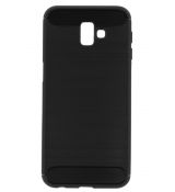 Púzdro CARBON CASE pre SAMSUNG GALAXY J6+ (J610F) 2018 - čierne