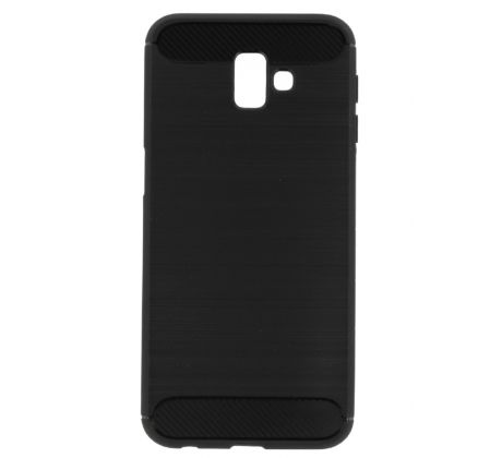 Púzdro CARBON CASE pre SAMSUNG GALAXY J6+ (J610F) 2018 - čierne